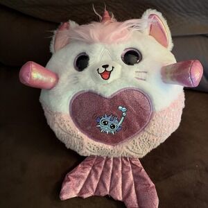 ZURU Rainbocorns Plush Toy – Pink Sparkly Mermaid Edition with Heart 9"